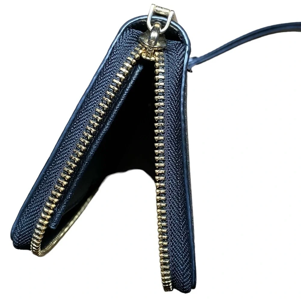 Michael Kors Blue Saffiano Leather Wallet